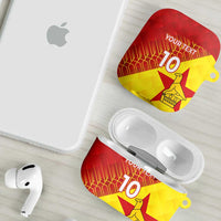 Custom Zimbabwe Cricket AirPods Case Flame Warriors Zimbabwe Spirit - Wonder Print Shop
