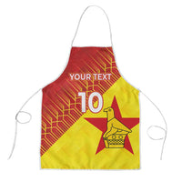 Custom Zimbabwe Cricket Apron Flame Warriors Zimbabwe Spirit - Wonder Print Shop