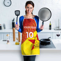 Custom Zimbabwe Cricket Apron Flame Warriors Zimbabwe Spirit - Wonder Print Shop