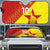 Custom Zimbabwe Cricket Auto Sun Shade Flame Warriors Zimbabwe Spirit - Wonder Print Shop
