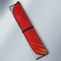Custom Zimbabwe Cricket Auto Sun Shade Flame Warriors Zimbabwe Spirit - Wonder Print Shop