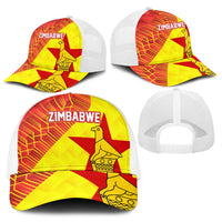 Zimbabwe Cricket Baseball Net Cap Flame Warriors Zimbabwe Spirit - Wonder Print Shop