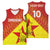 Custom Zimbabwe Cricket Basketball Jersey Flame Warriors Zimbabwe Spirit - Wonder Print Shop