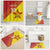 Custom Zimbabwe Cricket Bathroom Set Flame Warriors Zimbabwe Spirit - Wonder Print Shop