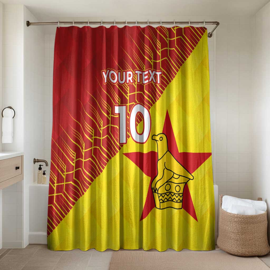 Custom Zimbabwe Cricket Bathroom Set Flame Warriors Zimbabwe Spirit - Wonder Print Shop