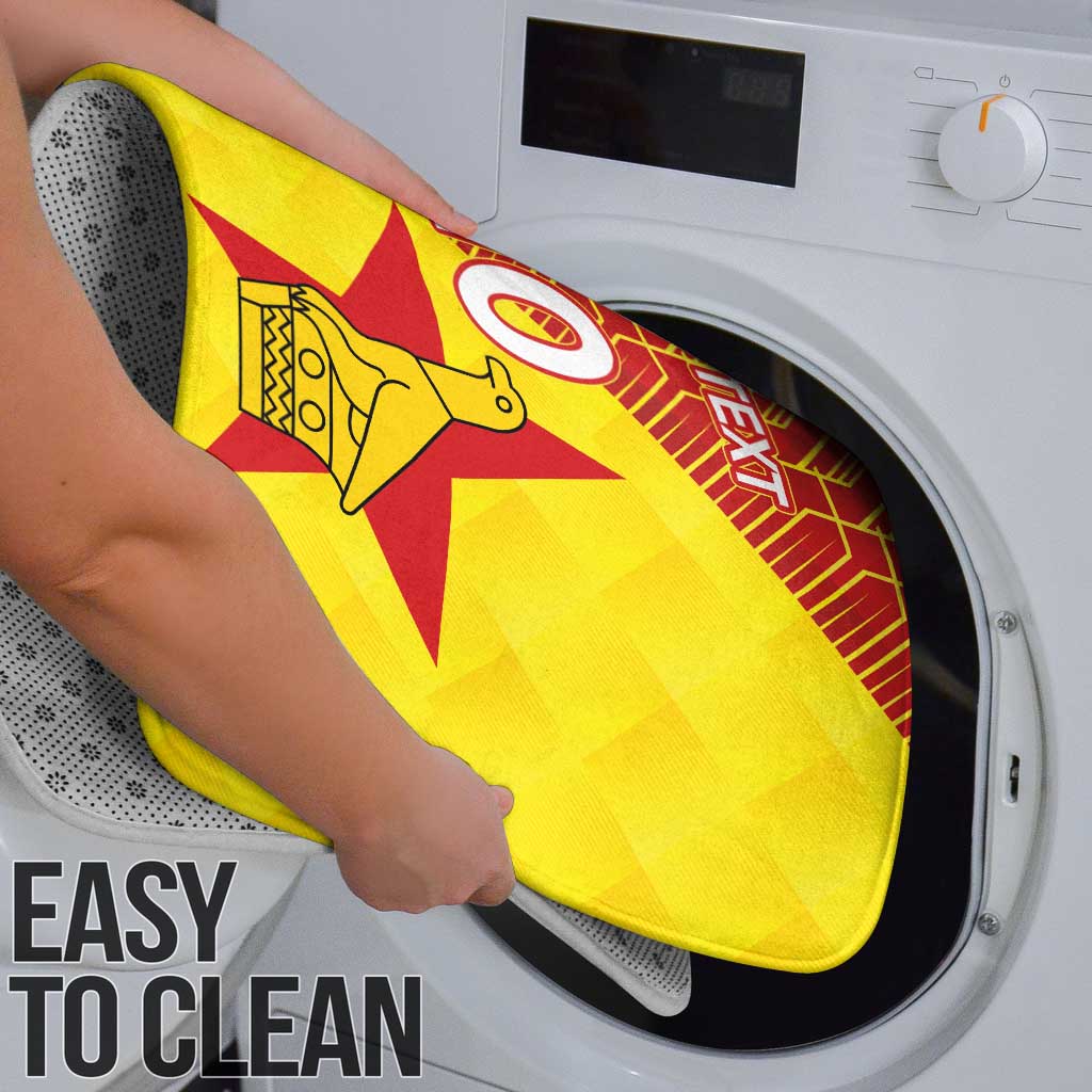 Custom Zimbabwe Cricket Bathroom Set Flame Warriors Zimbabwe Spirit - Wonder Print Shop