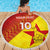 Custom Zimbabwe Cricket Beach Blanket Flame Warriors Zimbabwe Spirit - Wonder Print Shop
