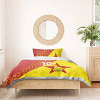 Custom Zimbabwe Cricket Bedding Set Flame Warriors Zimbabwe Spirit - Wonder Print Shop