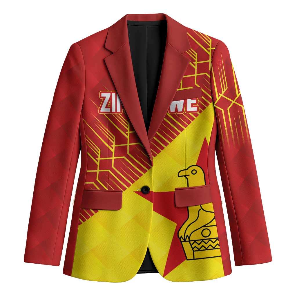 Custom Zimbabwe Cricket Blazer Flame Warriors Zimbabwe Spirit - Wonder Print Shop