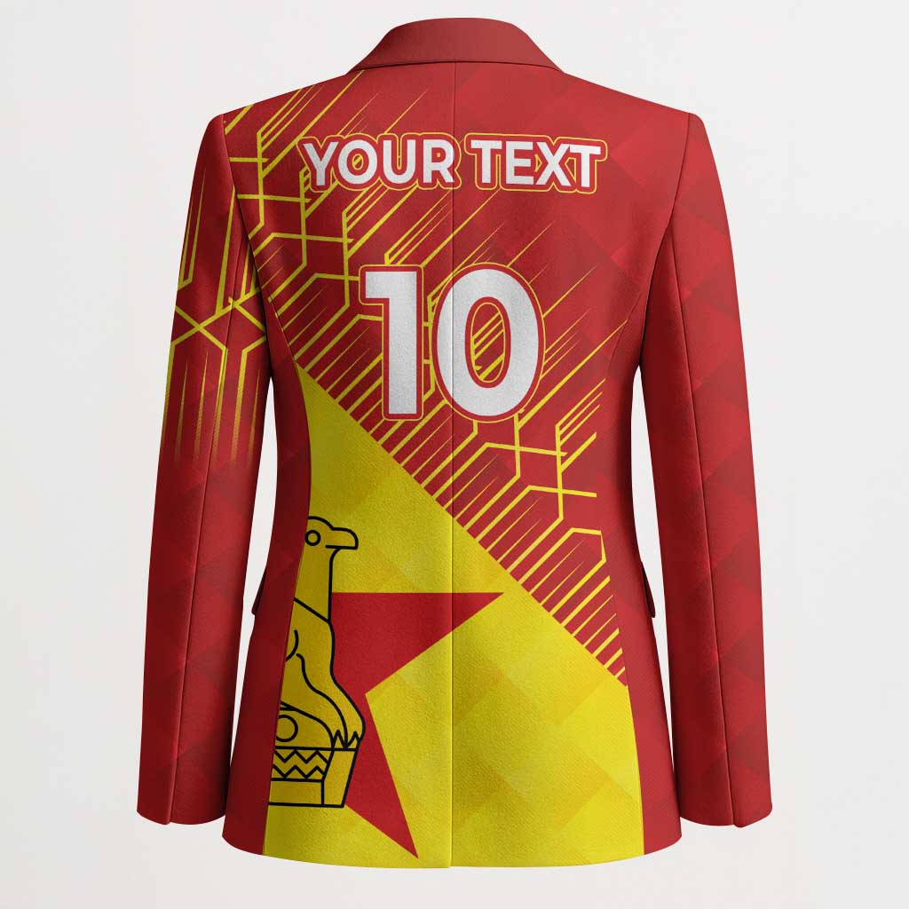 Custom Zimbabwe Cricket Blazer Flame Warriors Zimbabwe Spirit - Wonder Print Shop