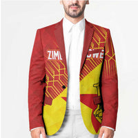 Custom Zimbabwe Cricket Blazer Flame Warriors Zimbabwe Spirit - Wonder Print Shop