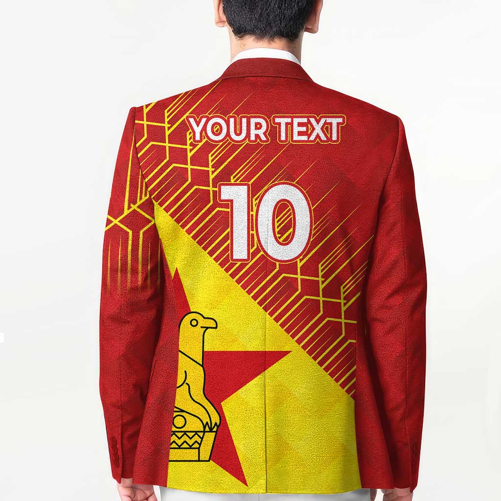 Custom Zimbabwe Cricket Blazer Flame Warriors Zimbabwe Spirit - Wonder Print Shop