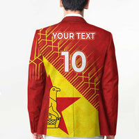 Custom Zimbabwe Cricket Blazer Flame Warriors Zimbabwe Spirit - Wonder Print Shop