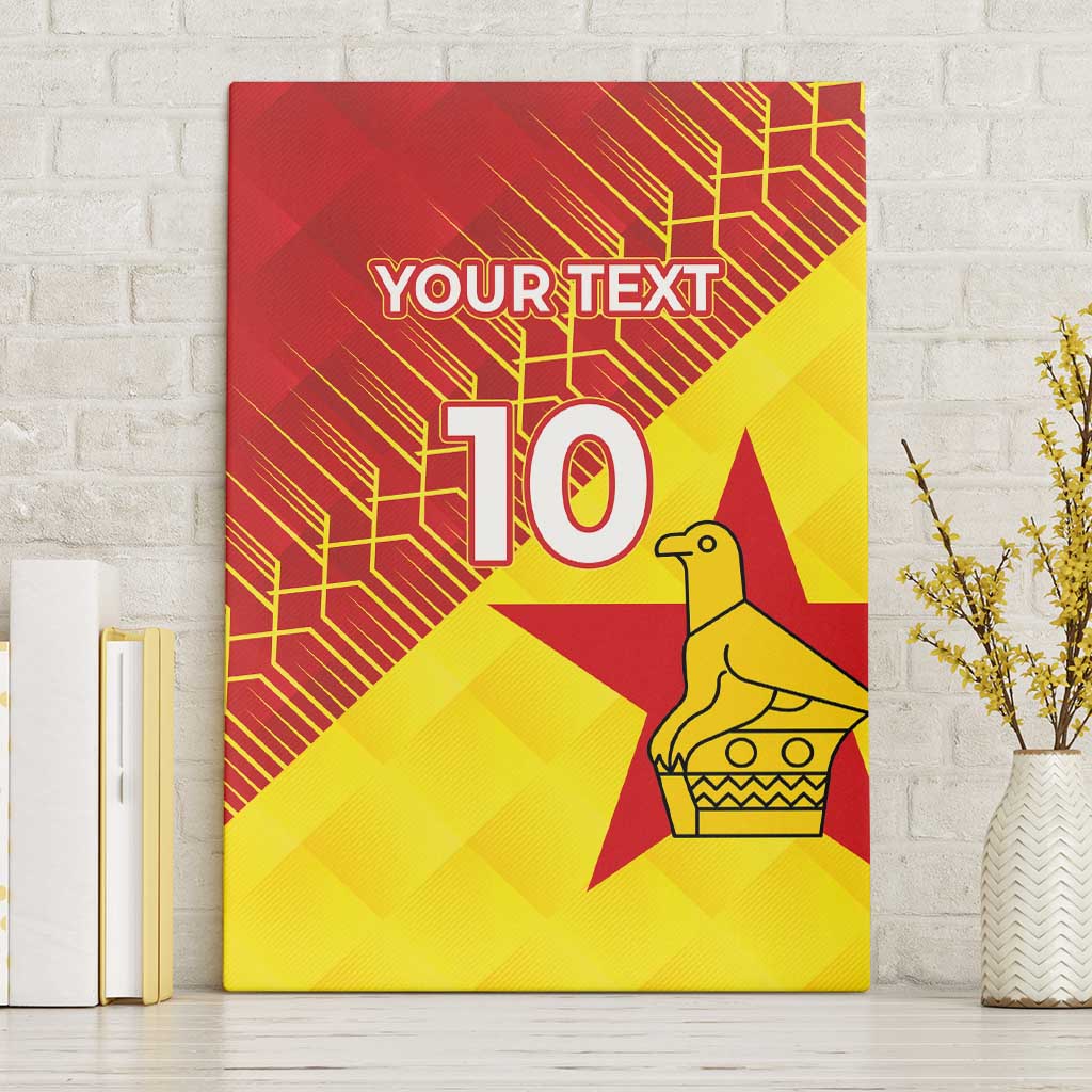 Custom Zimbabwe Cricket Canvas Wall Art Flame Warriors Zimbabwe Spirit - Wonder Print Shop