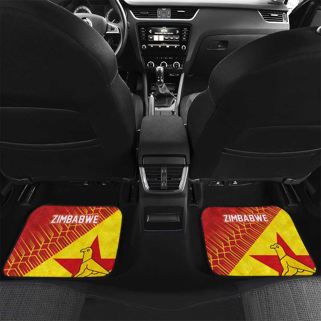 Custom Zimbabwe Cricket Car Mats Flame Warriors Zimbabwe Spirit - Wonder Print Shop
