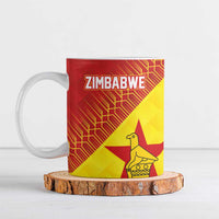 Custom Zimbabwe Cricket Ceramic Mug Flame Warriors Zimbabwe Spirit - Wonder Print Shop