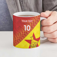 Custom Zimbabwe Cricket Ceramic Mug Flame Warriors Zimbabwe Spirit - Wonder Print Shop