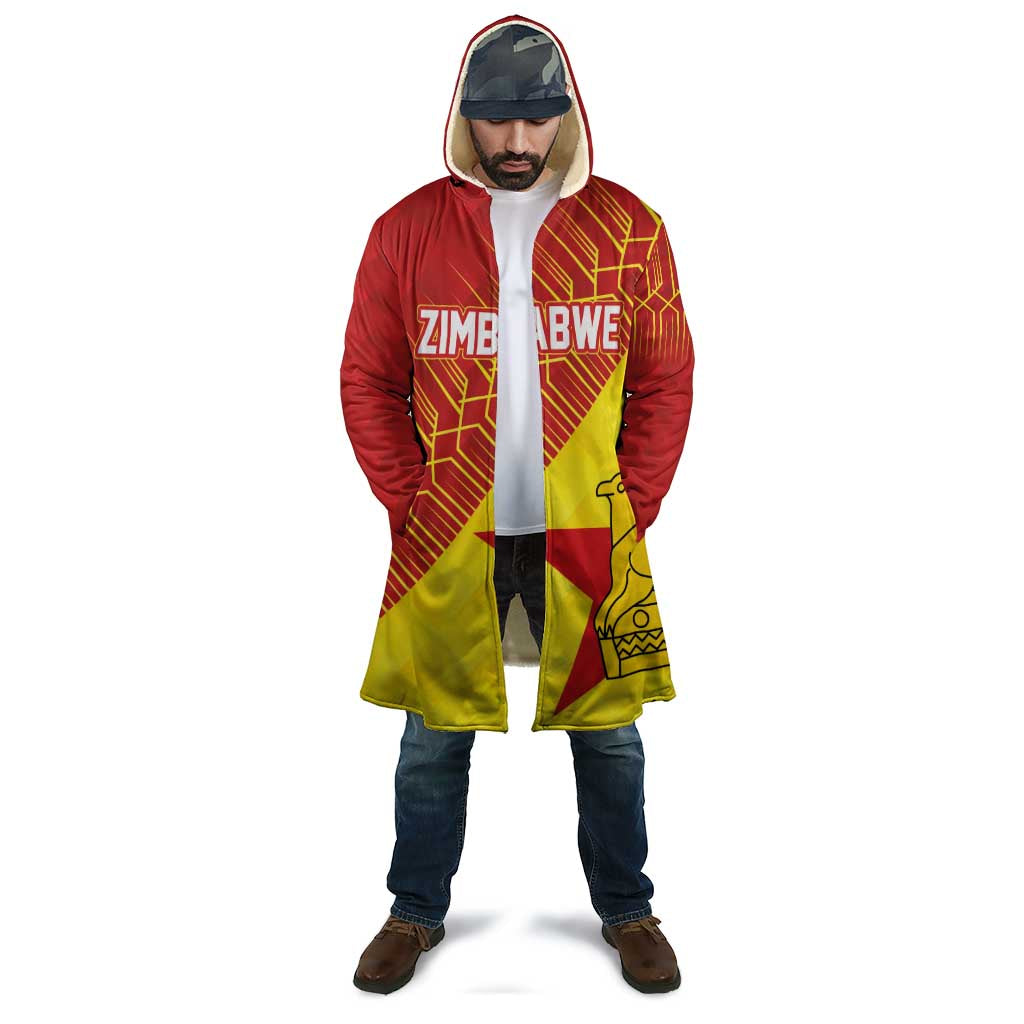 Custom Zimbabwe Cricket Cloak Flame Warriors Zimbabwe Spirit - Wonder Print Shop