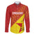 Custom Zimbabwe Cricket Family Matching Long Sleeve Bodycon Dress and Hawaiian Shirt Flame Warriors Zimbabwe Spirit - Wonder Print Shop