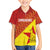Custom Zimbabwe Cricket Family Matching Long Sleeve Bodycon Dress and Hawaiian Shirt Flame Warriors Zimbabwe Spirit - Wonder Print Shop