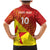 Custom Zimbabwe Cricket Family Matching Mermaid Dress and Hawaiian Shirt Flame Warriors Zimbabwe Spirit - Wonder Print Shop