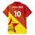 Custom Zimbabwe Cricket Family Matching Mermaid Dress and Hawaiian Shirt Flame Warriors Zimbabwe Spirit - Wonder Print Shop