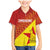 Custom Zimbabwe Cricket Family Matching Mermaid Dress and Hawaiian Shirt Flame Warriors Zimbabwe Spirit - Wonder Print Shop