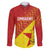 Custom Zimbabwe Cricket Family Matching Puletasi and Hawaiian Shirt Flame Warriors Zimbabwe Spirit - Wonder Print Shop