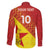 Custom Zimbabwe Cricket Family Matching Puletasi and Hawaiian Shirt Flame Warriors Zimbabwe Spirit - Wonder Print Shop