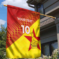 Custom Zimbabwe Cricket Garden Flag Flame Warriors Zimbabwe Spirit - Wonder Print Shop