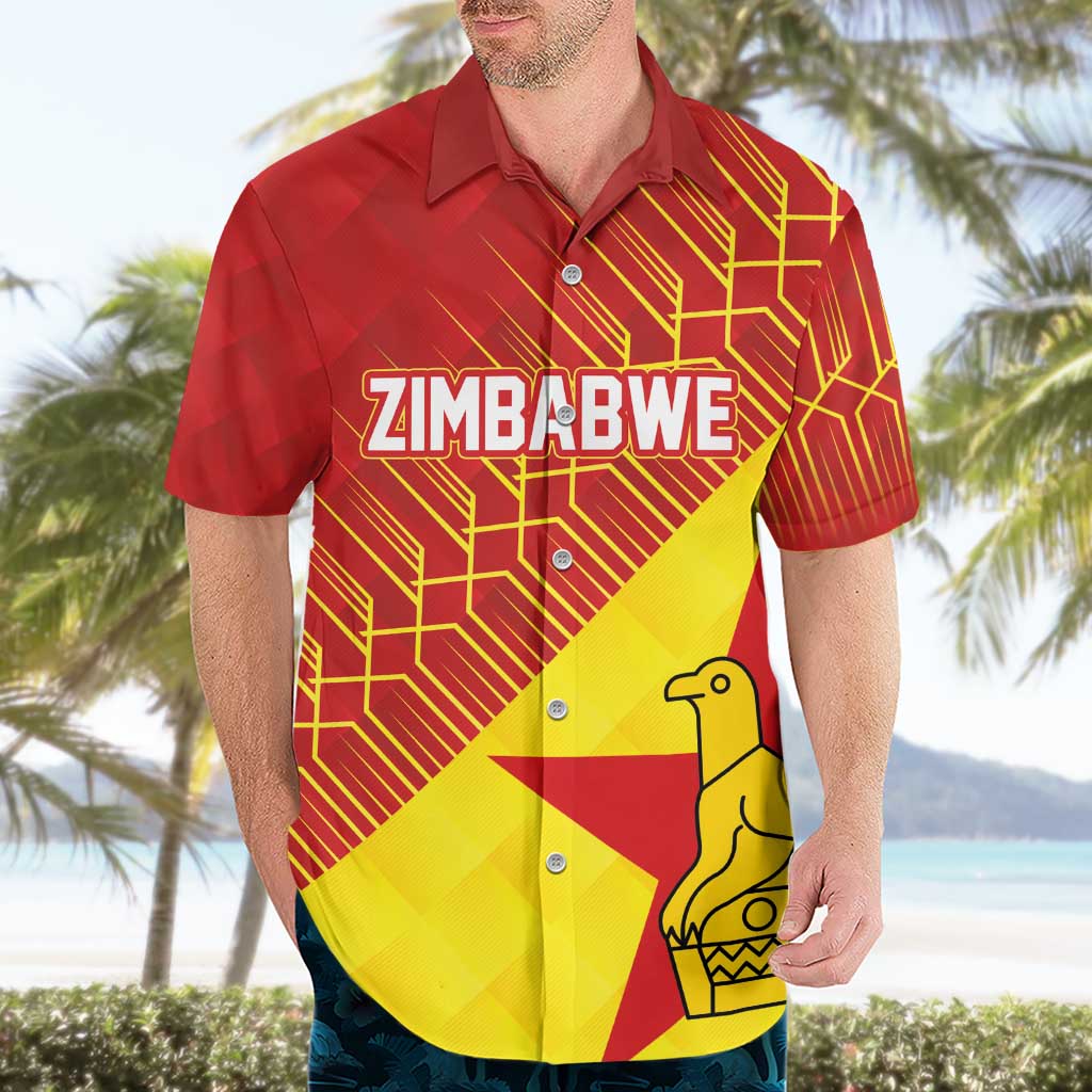 Custom Zimbabwe Cricket Hawaiian Shirt Flame Warriors Zimbabwe Spirit - Wonder Print Shop