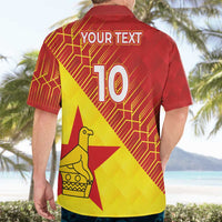 Custom Zimbabwe Cricket Hawaiian Shirt Flame Warriors Zimbabwe Spirit - Wonder Print Shop
