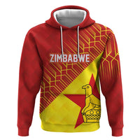 Custom Zimbabwe Cricket Hoodie Flame Warriors Zimbabwe Spirit - Wonder Print Shop