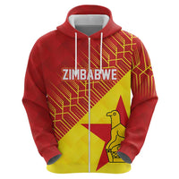 Custom Zimbabwe Cricket Hoodie Flame Warriors Zimbabwe Spirit - Wonder Print Shop