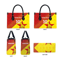 Custom Zimbabwe Cricket Leather Bag Flame Warriors Zimbabwe Spirit - Wonder Print Shop