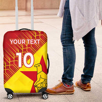 Custom Zimbabwe Cricket Luggage Cover Flame Warriors Zimbabwe Spirit - Wonder Print Shop
