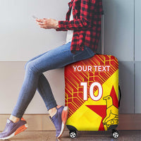 Custom Zimbabwe Cricket Luggage Cover Flame Warriors Zimbabwe Spirit - Wonder Print Shop