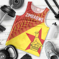 Custom Zimbabwe Cricket Men Tank Top Flame Warriors Zimbabwe Spirit - Wonder Print Shop
