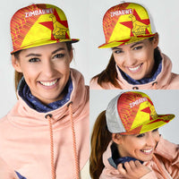 Zimbabwe Cricket Mesh Trucker Cap Flame Warriors Zimbabwe Spirit - Wonder Print Shop