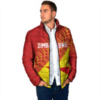 Custom Zimbabwe Cricket Padded Jacket Flame Warriors Zimbabwe Spirit - Wonder Print Shop