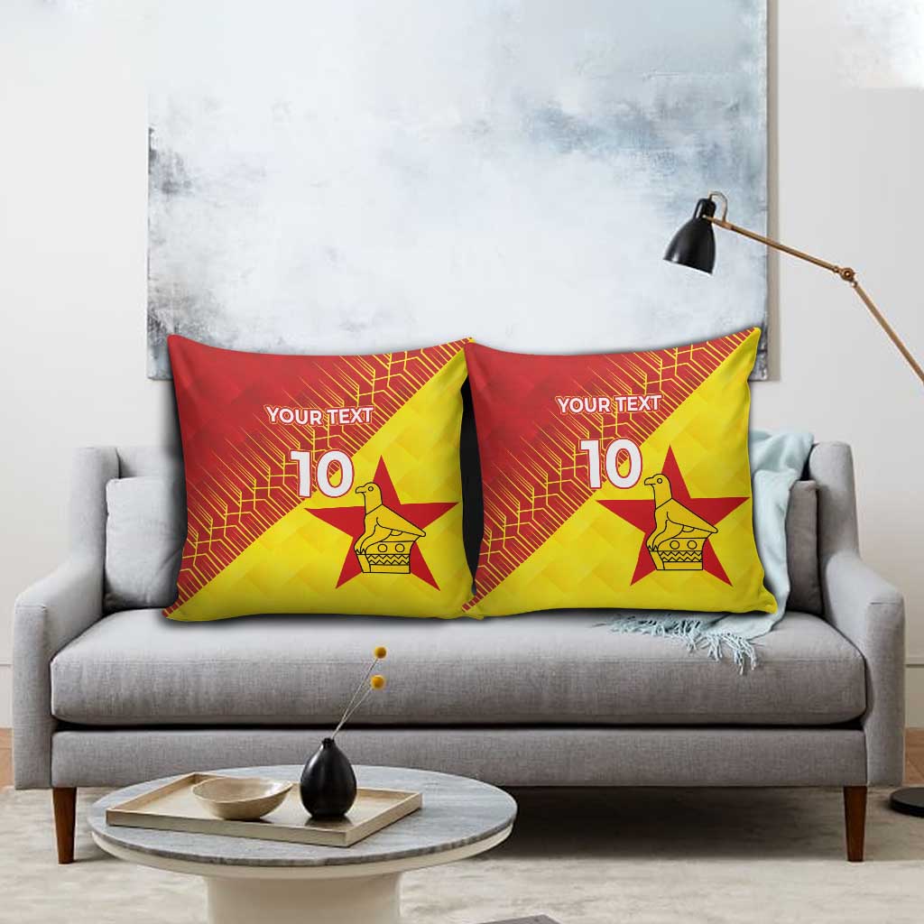Custom Zimbabwe Cricket Pillow Cover Flame Warriors Zimbabwe Spirit - Wonder Print Shop