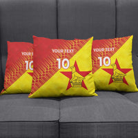 Custom Zimbabwe Cricket Pillow Cover Flame Warriors Zimbabwe Spirit - Wonder Print Shop