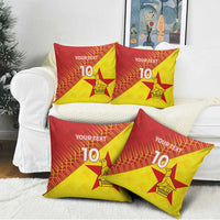 Custom Zimbabwe Cricket Pillow Cover Flame Warriors Zimbabwe Spirit - Wonder Print Shop
