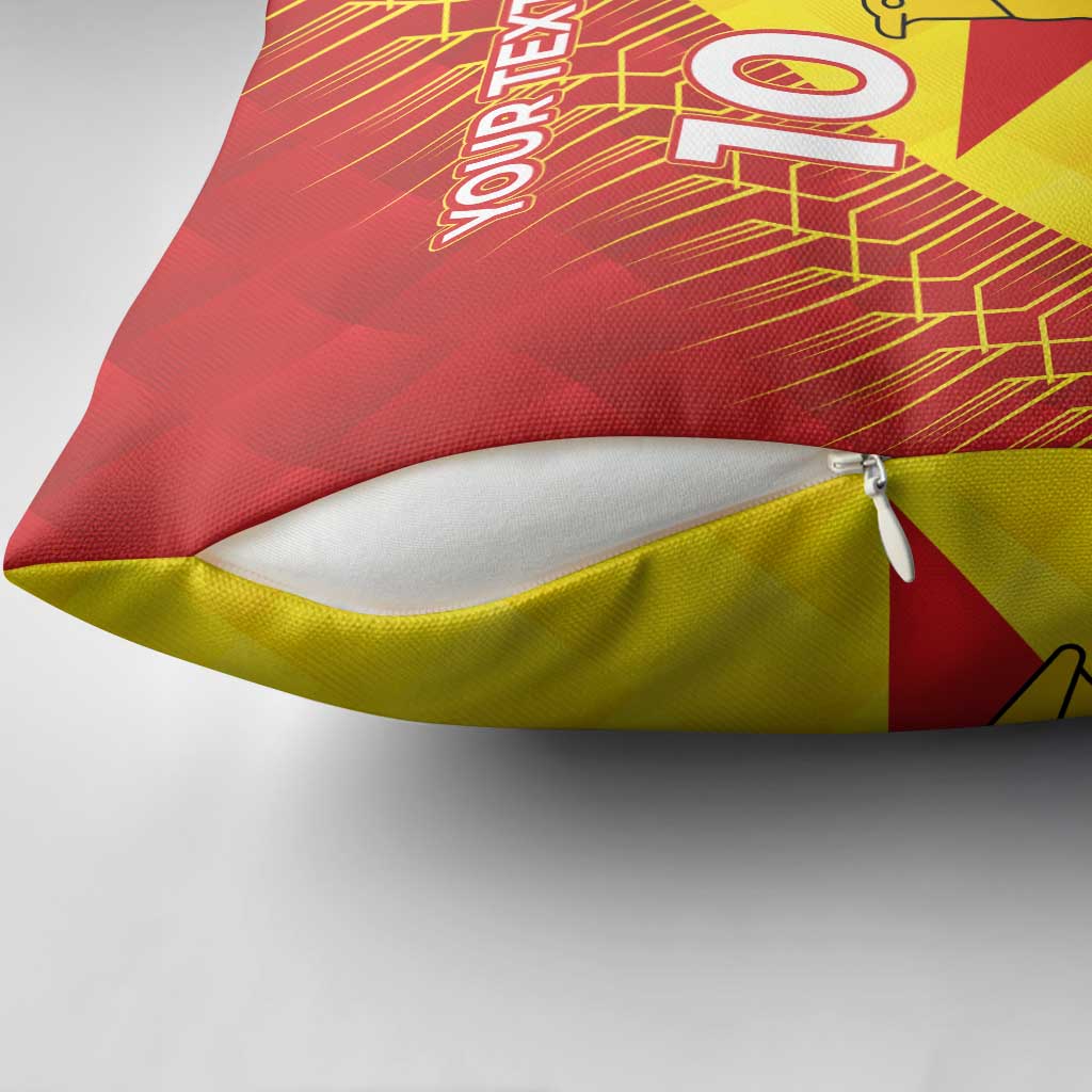 Custom Zimbabwe Cricket Pillow Cover Flame Warriors Zimbabwe Spirit - Wonder Print Shop