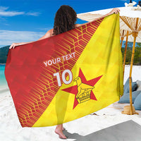 Custom Zimbabwe Cricket Sarong Flame Warriors Zimbabwe Spirit - Wonder Print Shop