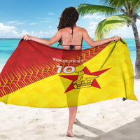 Custom Zimbabwe Cricket Sarong Flame Warriors Zimbabwe Spirit - Wonder Print Shop