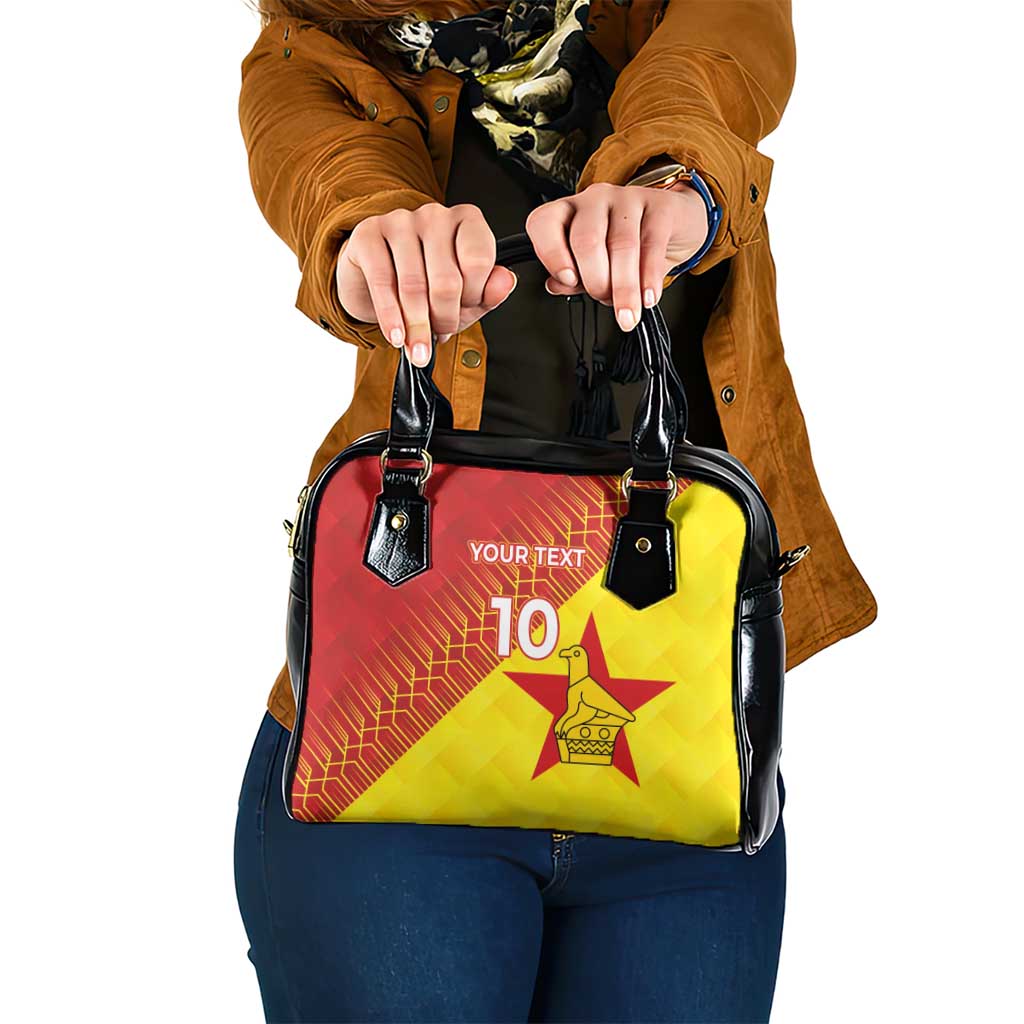 Custom Zimbabwe Cricket Shoulder Handbag Flame Warriors Zimbabwe Spirit - Wonder Print Shop