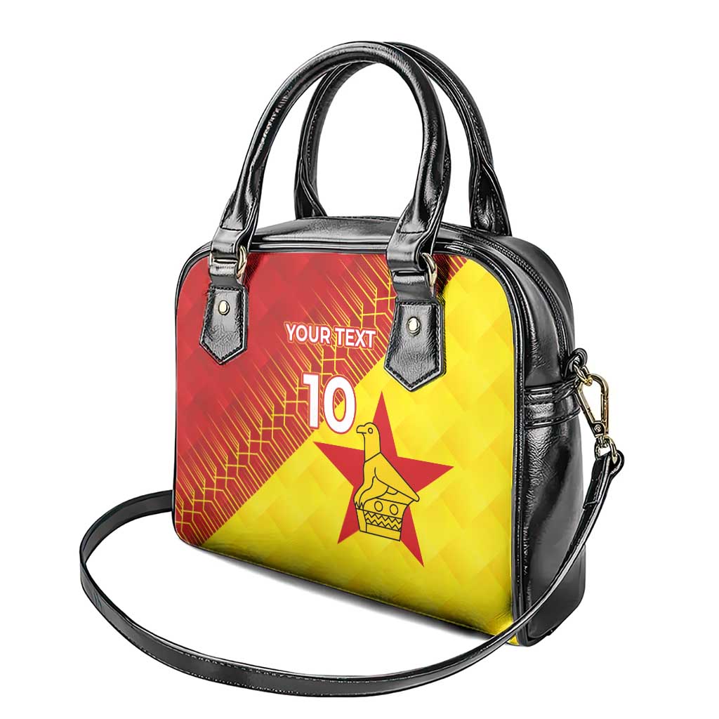 Custom Zimbabwe Cricket Shoulder Handbag Flame Warriors Zimbabwe Spirit - Wonder Print Shop