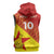 Custom Zimbabwe Cricket Sleeveless Hoodie Flame Warriors Zimbabwe Spirit - Wonder Print Shop