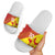 Custom Zimbabwe Cricket Slide Sandals Flame Warriors Zimbabwe Spirit - Wonder Print Shop